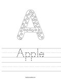 Apple Worksheet