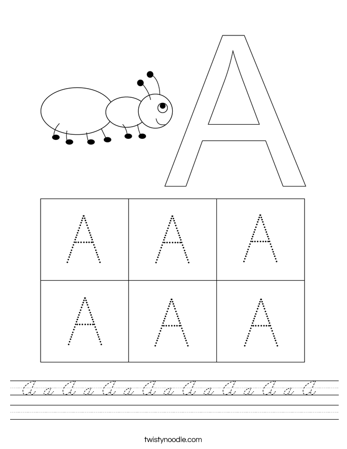 A a A a A a A a A a A a A a A  Worksheet