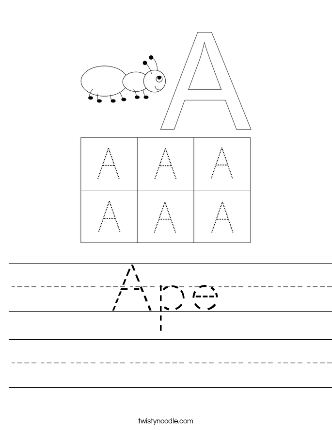 Ape Worksheet