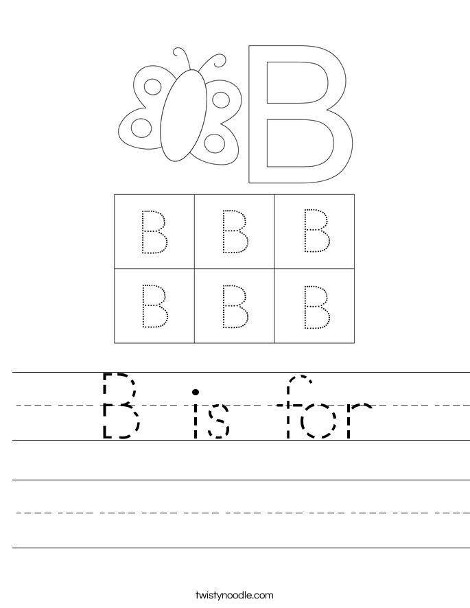 B is for Worksheet
