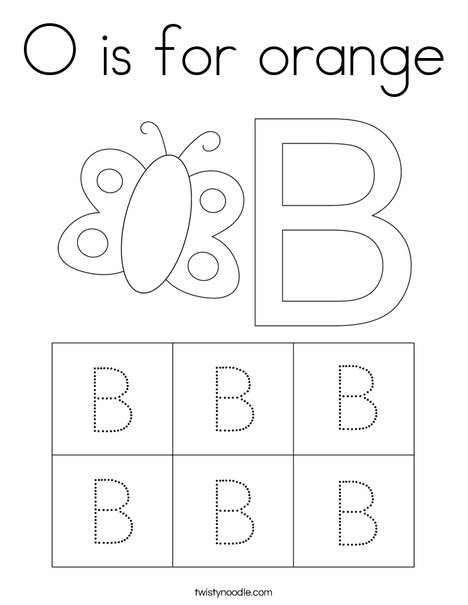 Uppercase Letter B Coloring Page
