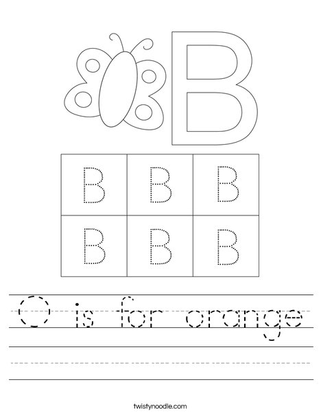 Uppercase Letter B Worksheet