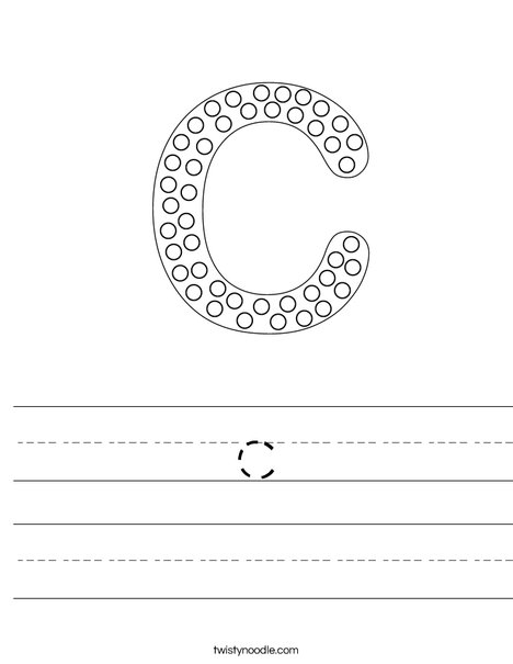 c Worksheet - Twisty Noodle