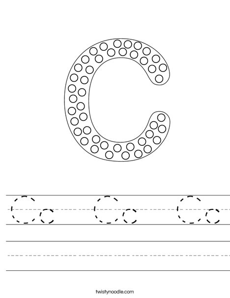 Cc Cc Cc Worksheet - Twisty Noodle