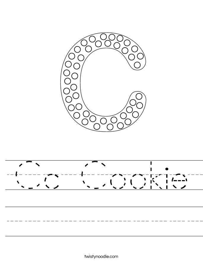 Cc Cookie Worksheet