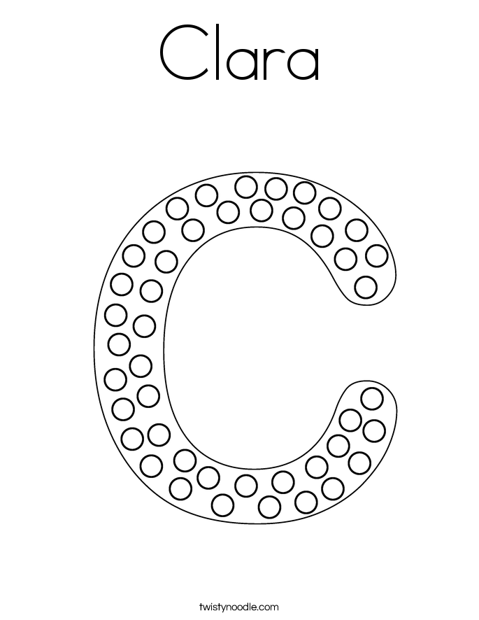 Clara Coloring Page