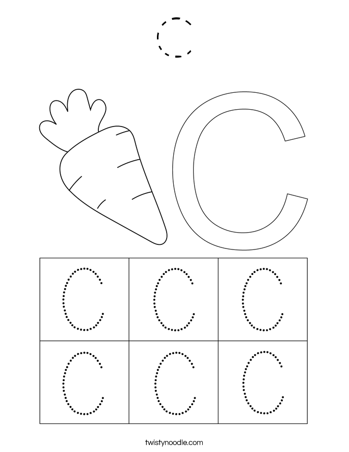 C Coloring Page