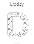 Daddy Coloring Page