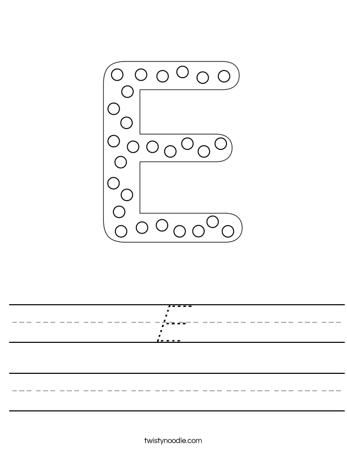E Worksheet