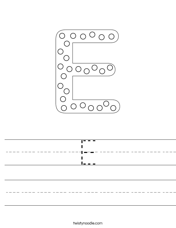 E Worksheet