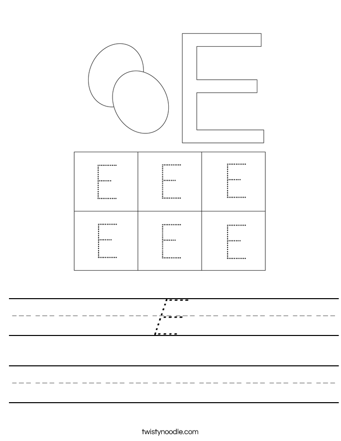 E Worksheet