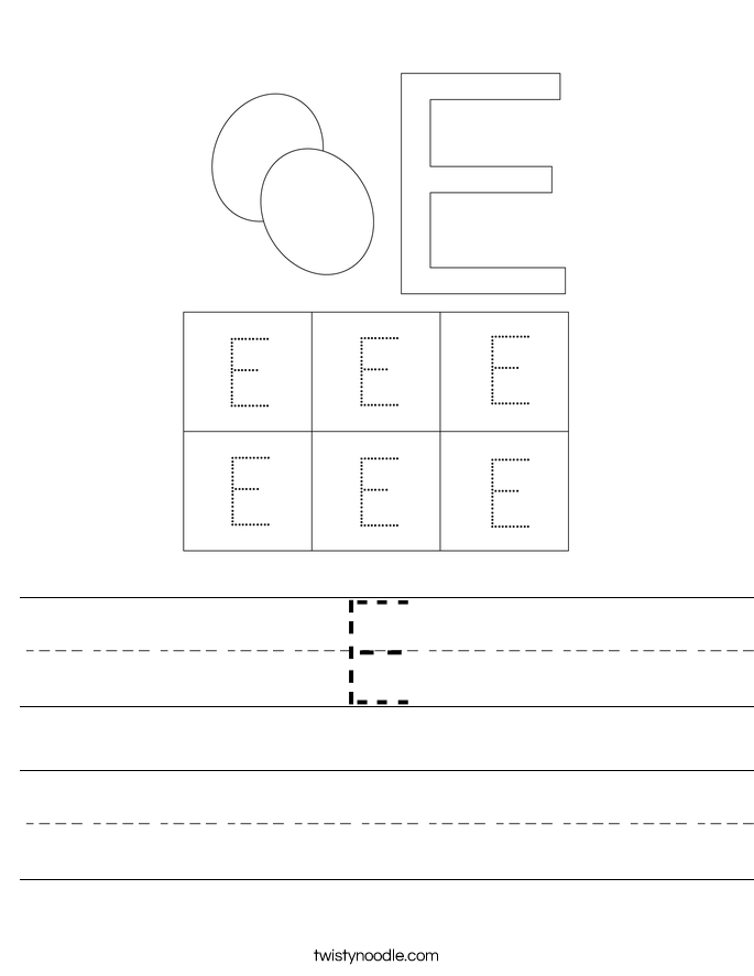 E Worksheet