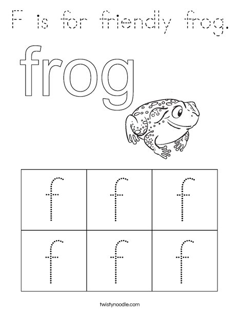 Friendly Frog Coloring Page