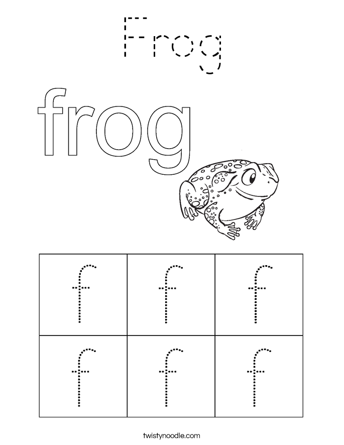 Frog Coloring Page