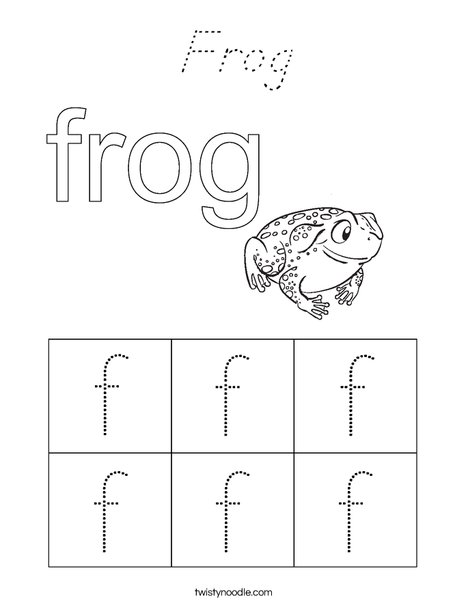 Friendly Frog Coloring Page