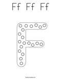 Ff  Ff  Ff Coloring Page