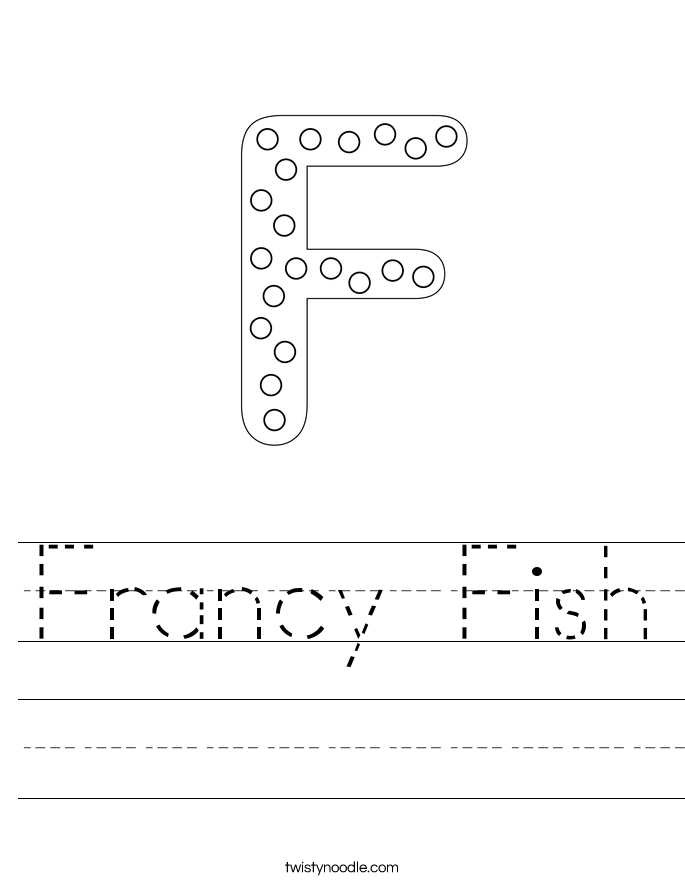 Francy Fish Worksheet