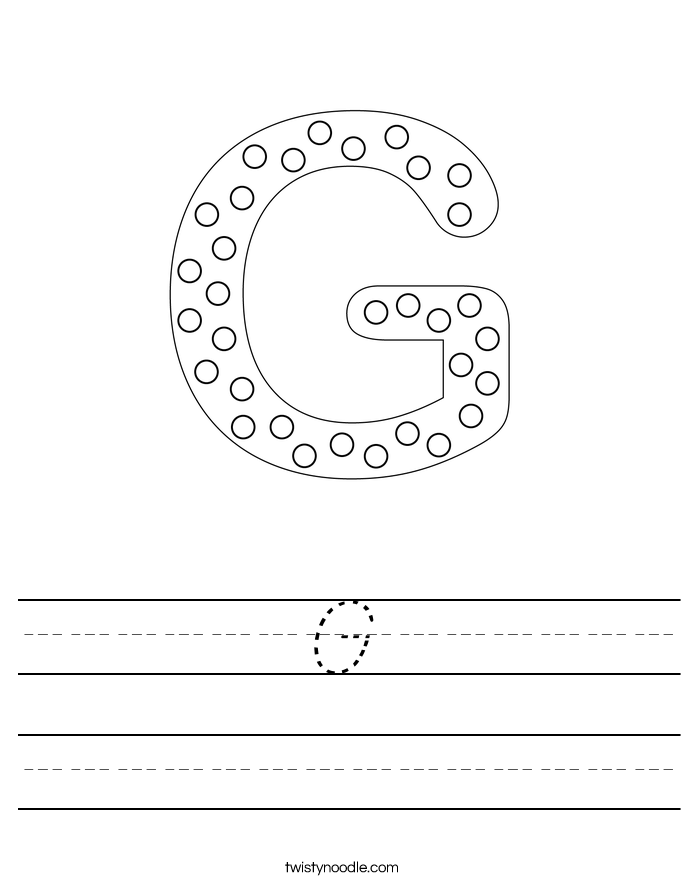 G Worksheet