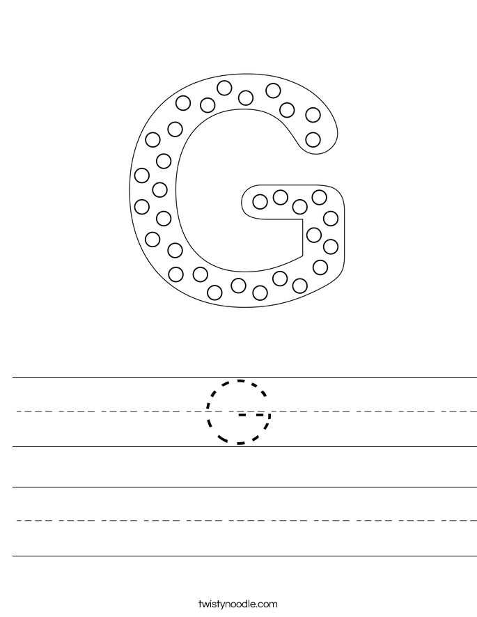 G Worksheet