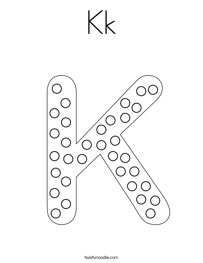 Kk Coloring Page