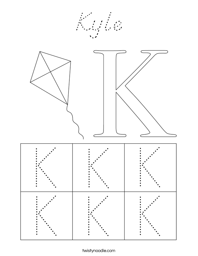 Kyle Coloring Page