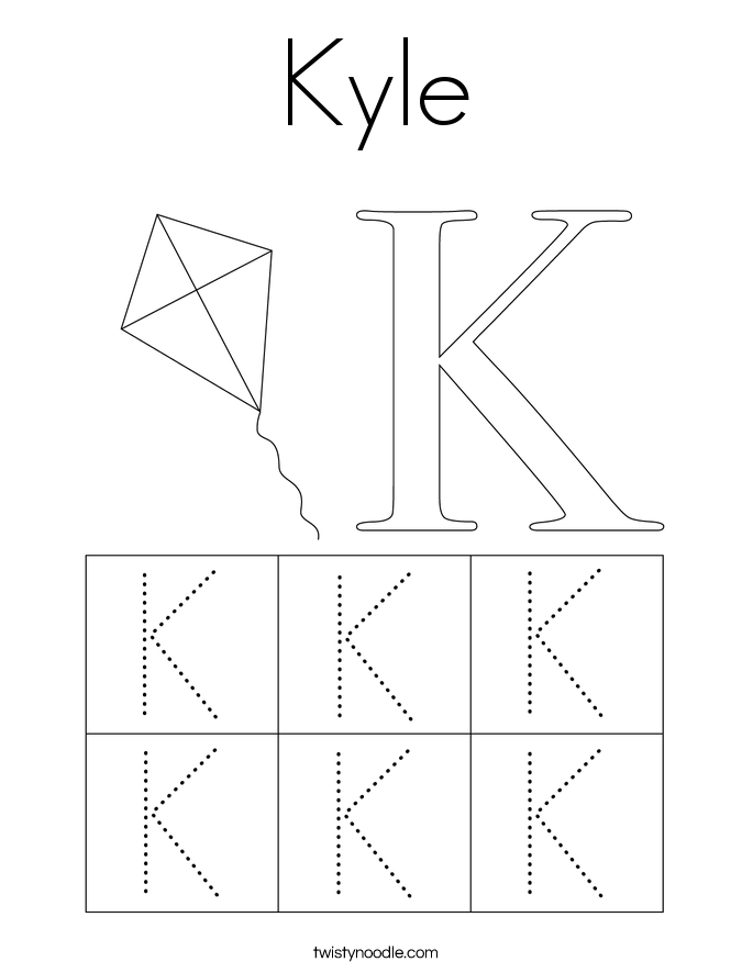 Kyle Coloring Page