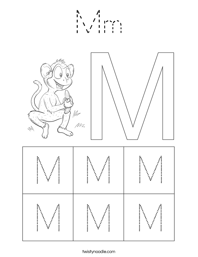 Mm Coloring Page