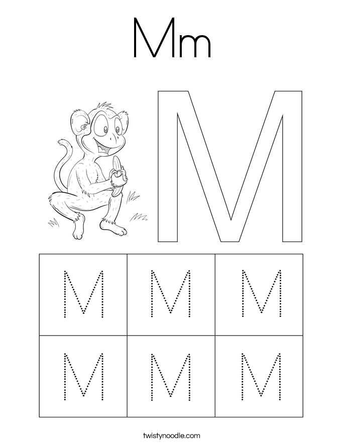 Mm Coloring Page