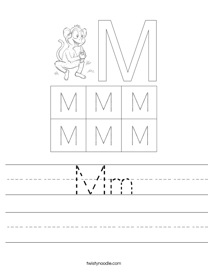 Mm Worksheet - Twisty Noodle