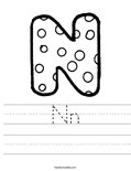 Nn Worksheet