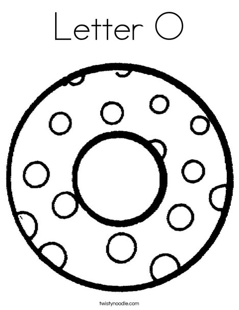 Letter O Coloring Page Twisty - Letter O 4 Coloring Page Png 468x609 Q85
