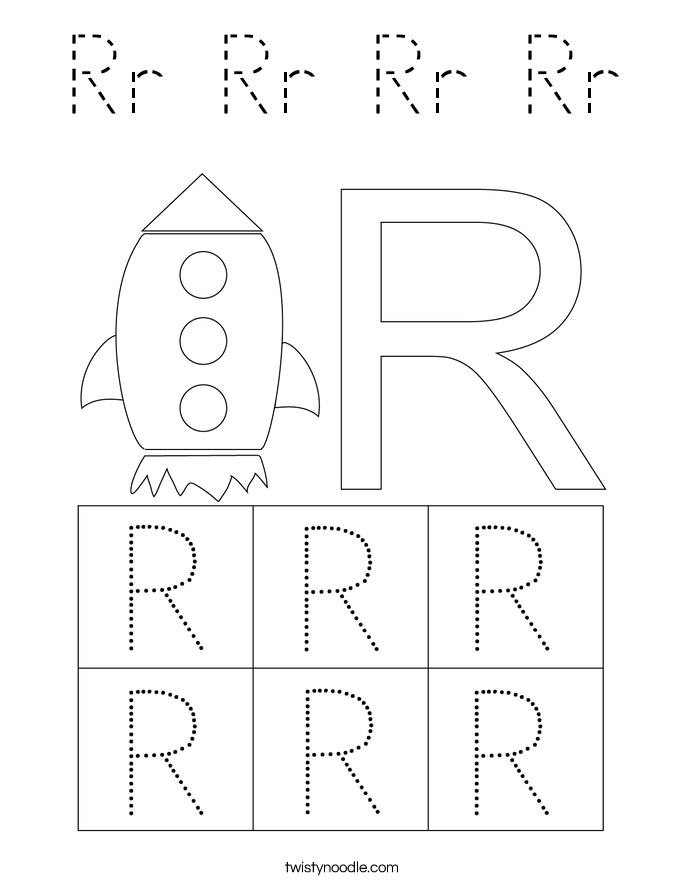 Rr Rr Rr Rr Coloring Page