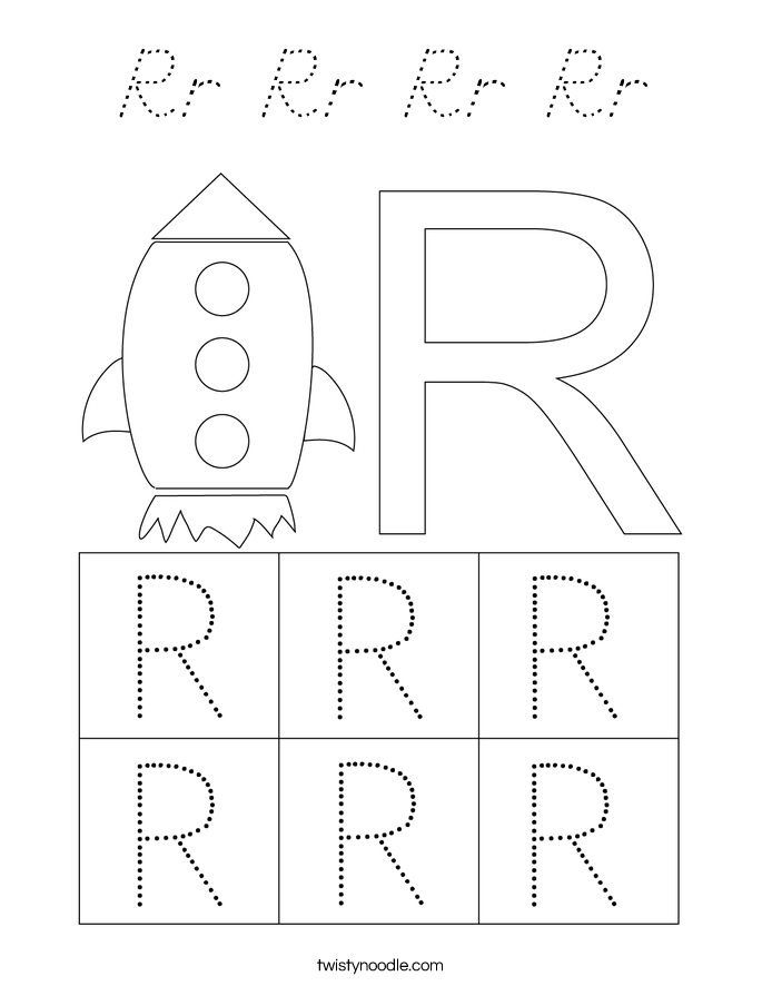 Rr Rr Rr Rr Coloring Page