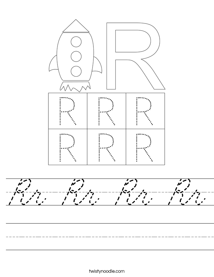 Rr Rr Rr Rr Worksheet