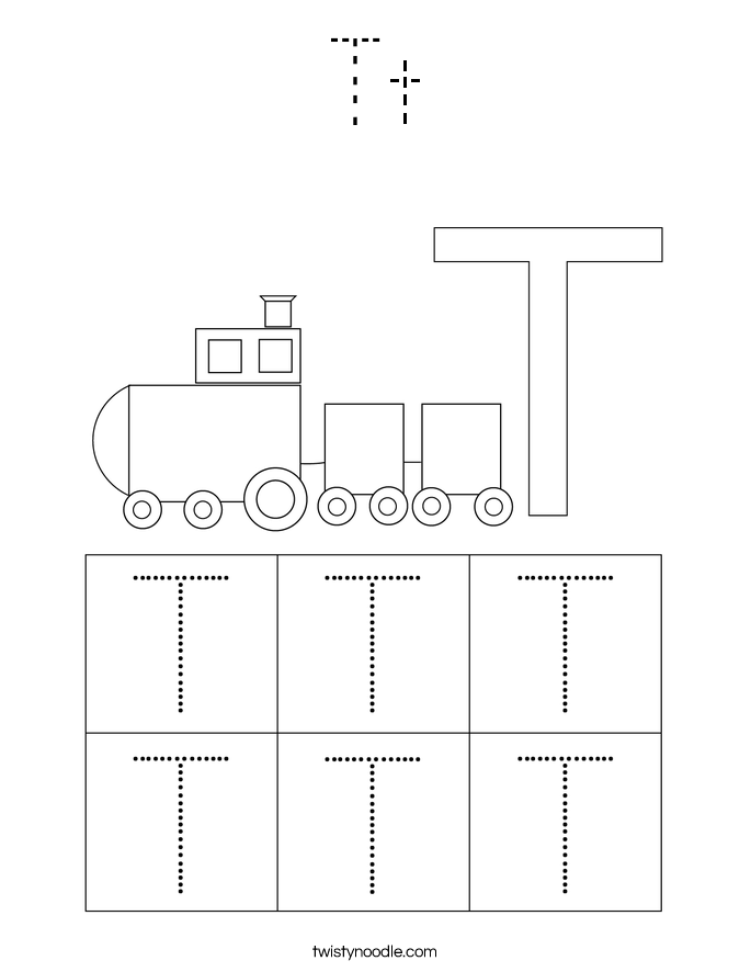 Tt Coloring Page