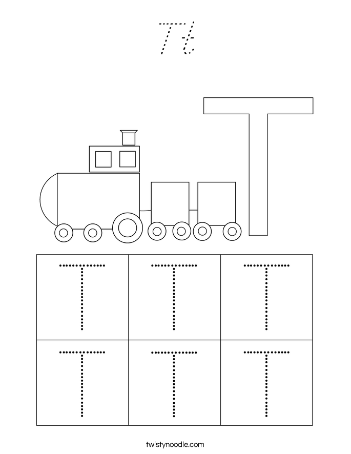 Tt Coloring Page