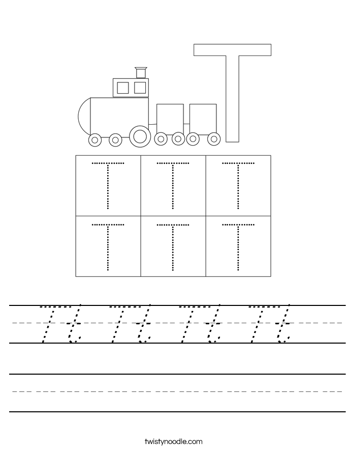 Tt Tt Tt Tt  Worksheet