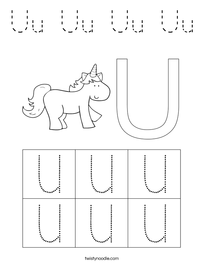 Uu Uu Uu Uu Coloring Page