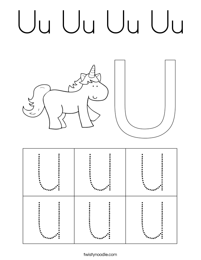 Uu Uu Uu Uu Coloring Page