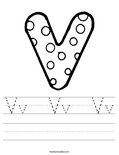 Vv  Vv  Vv Worksheet