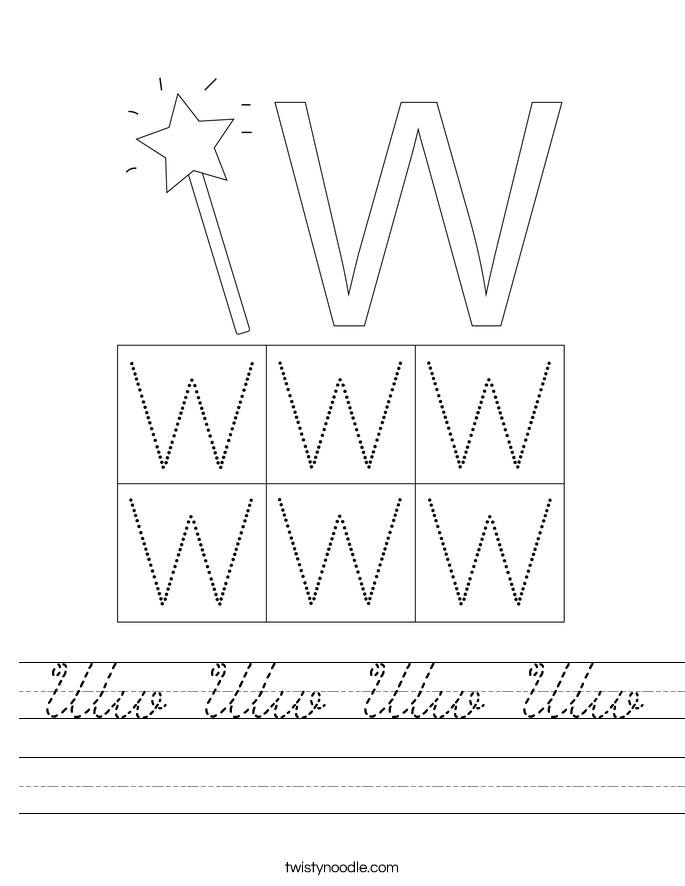 Ww Ww Ww Ww Worksheet