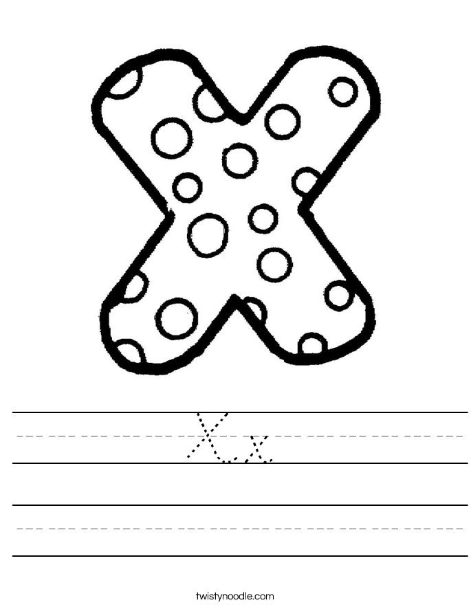 Xx Worksheet