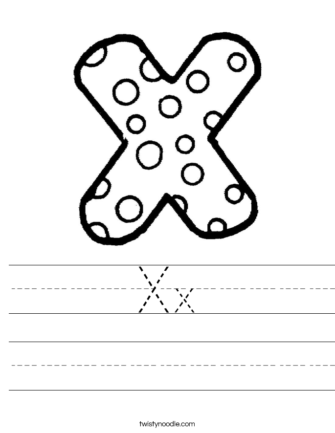 Xx Worksheet