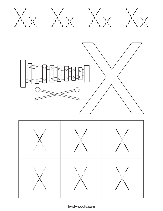 Xx Xx Xx Xx Coloring Page