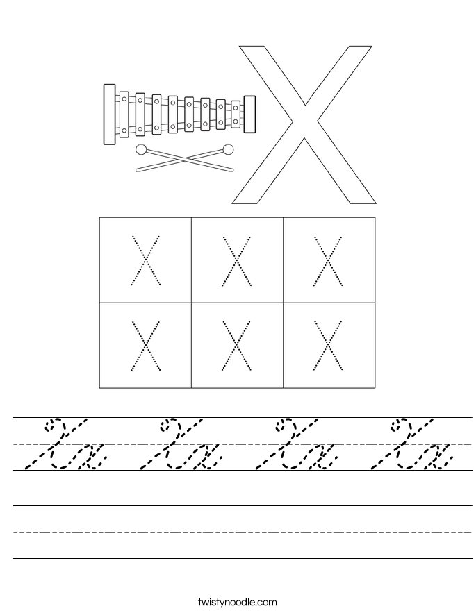 Xx Xx Xx Xx Worksheet