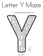 letter y coloring pages twisty noodle