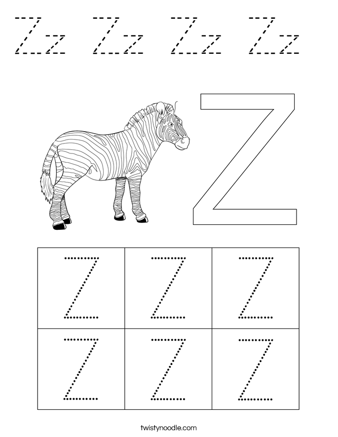 Zz Zz Zz Zz  Coloring Page