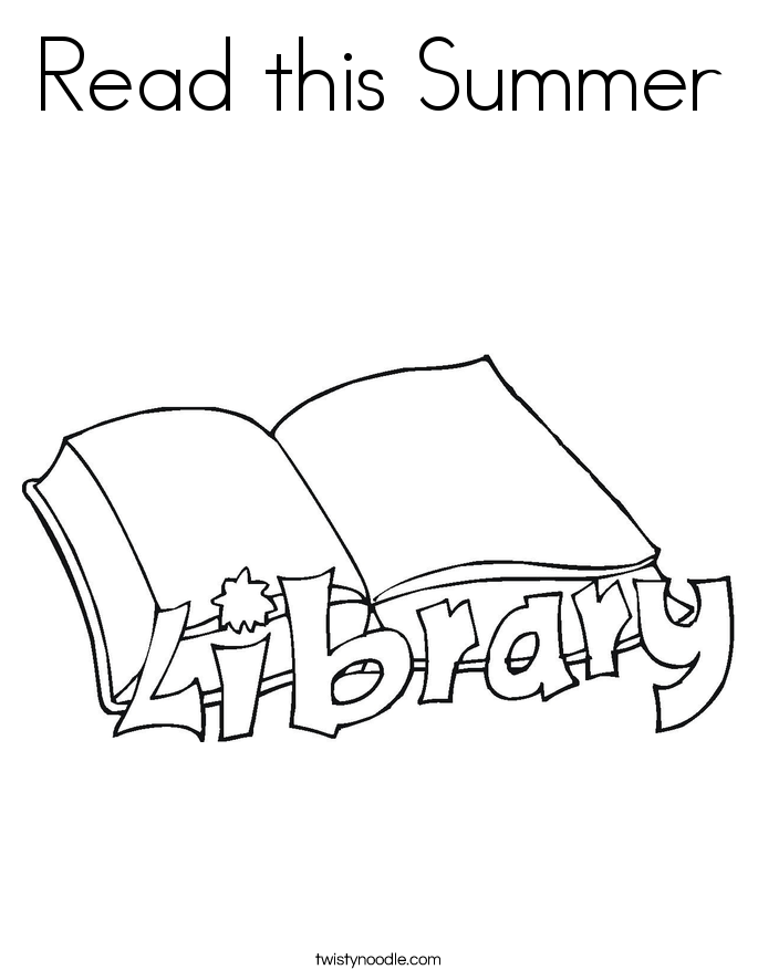 Read this Summer Coloring Page