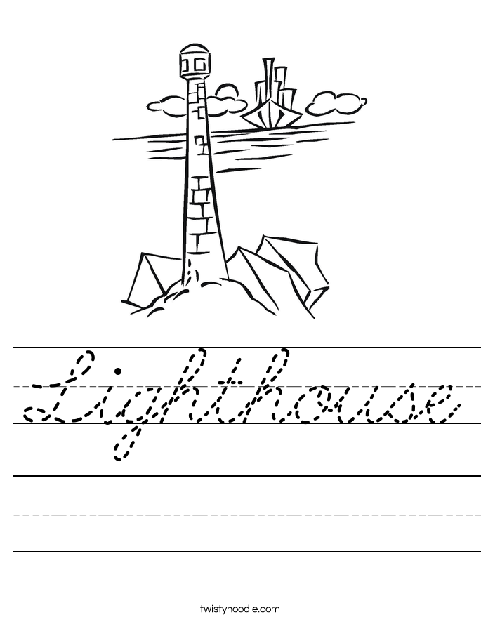 Lighthouse Worksheet