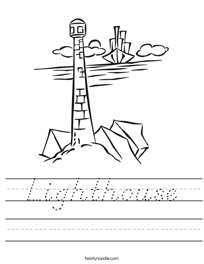 Lighthouse Worksheet